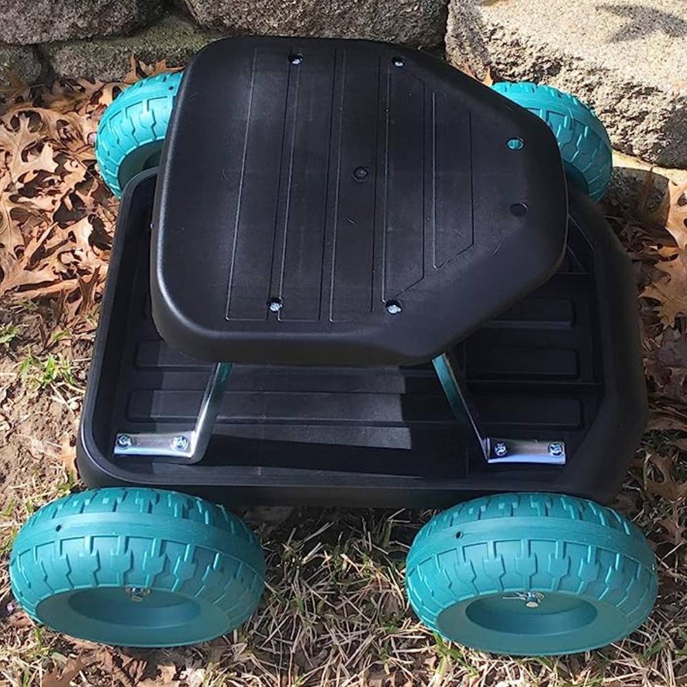 Garden Work Stool With Wheels: image 6