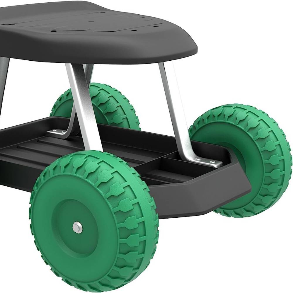 Garden Work Stool With Wheels: image 7