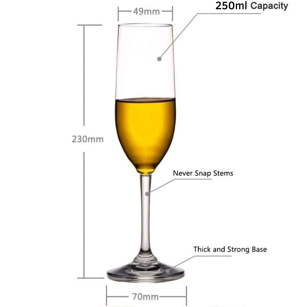 Unbreakable Champagne Glasses