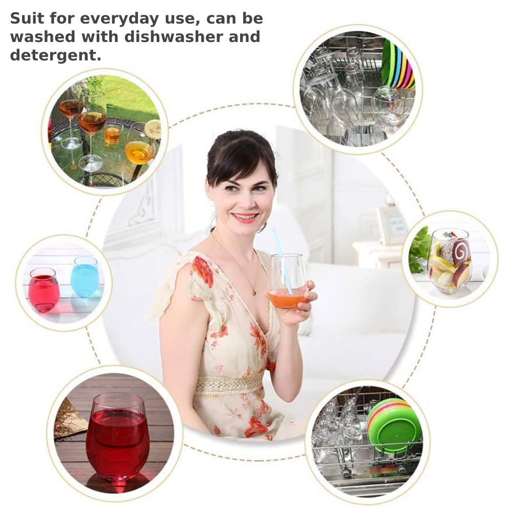 Unbreakable Stemless Wine Glass: image 5