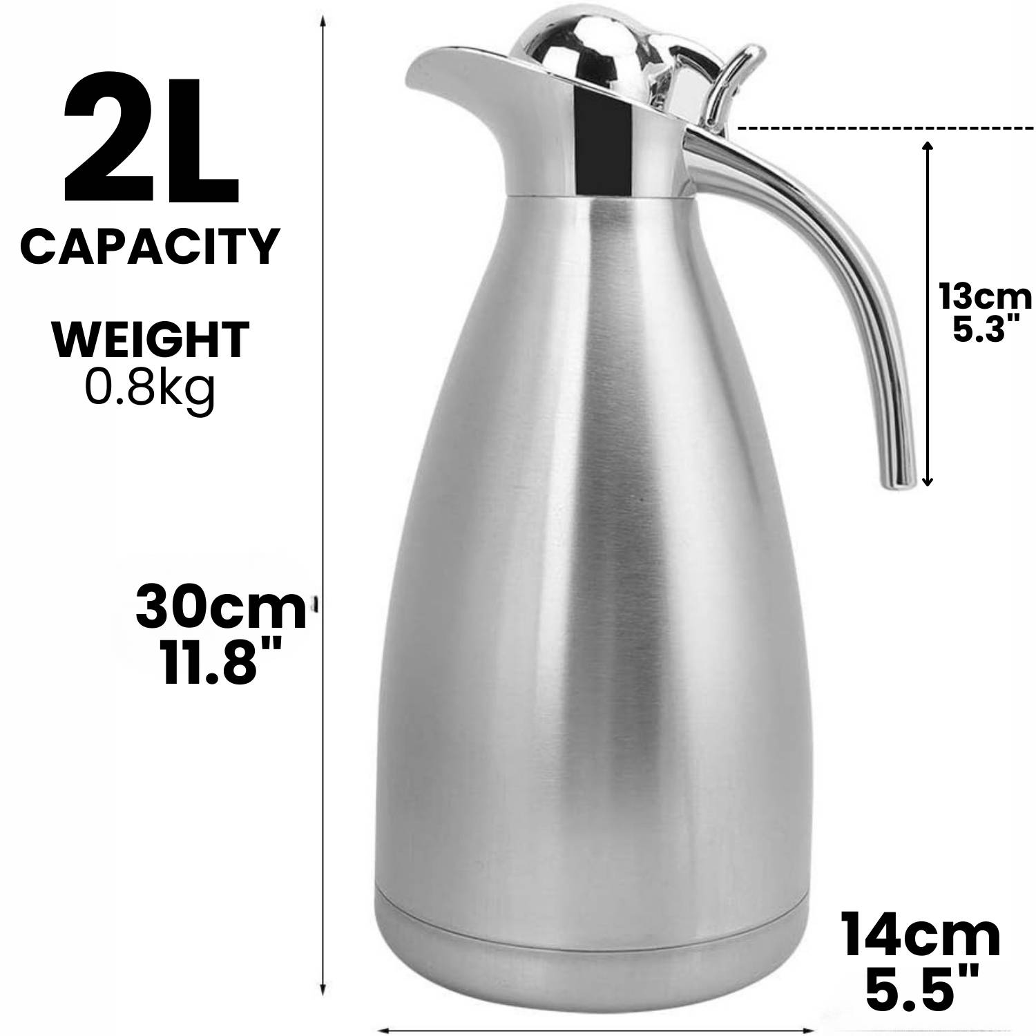Vacuum Thermos Flask Jug