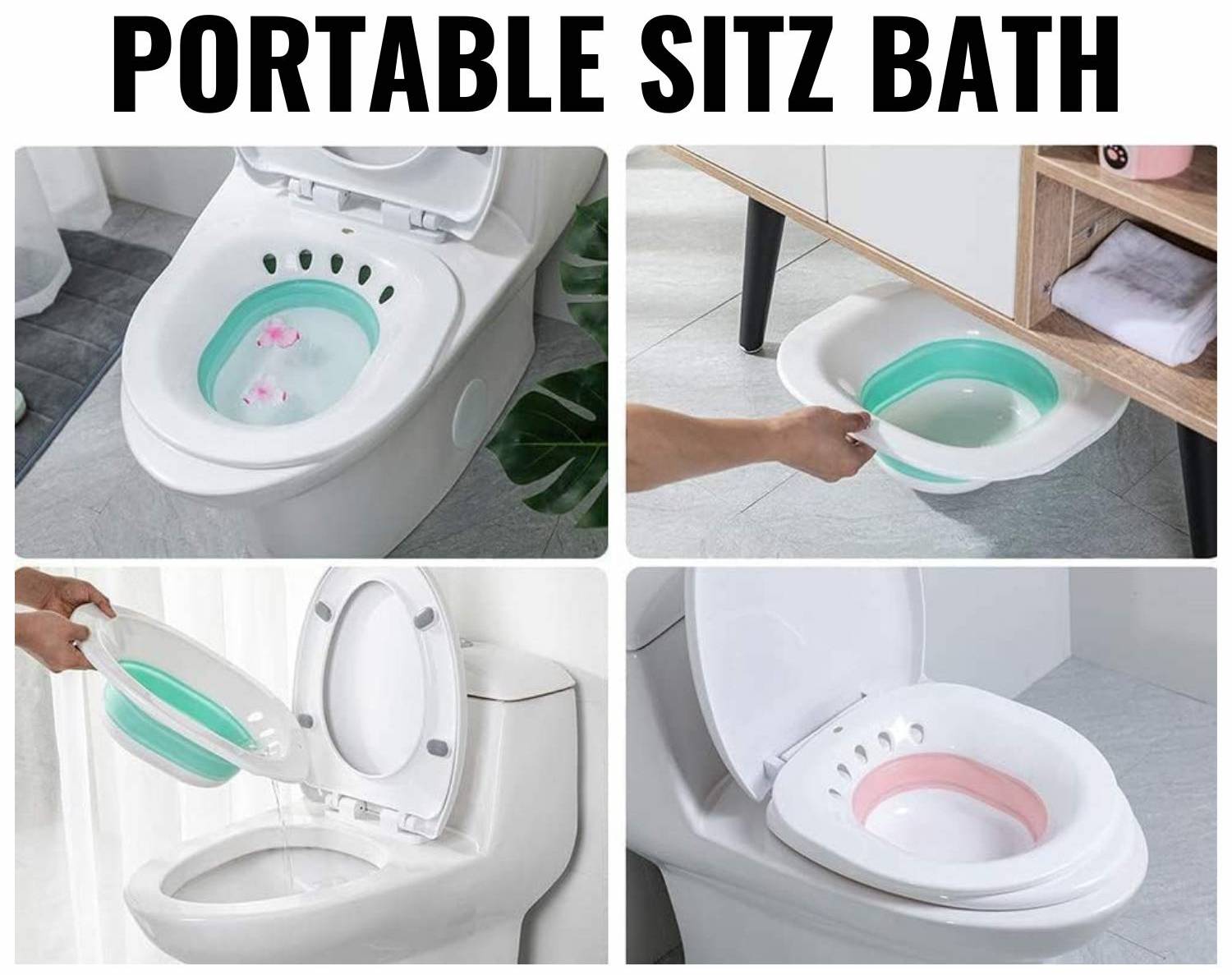 buy portable toilet sitz basin